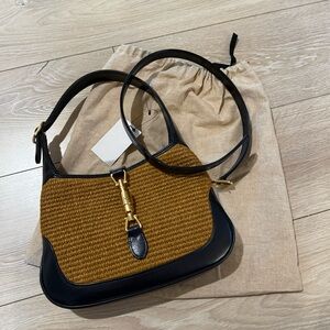 NEW Gucci 1961 Raffia Small Jackie